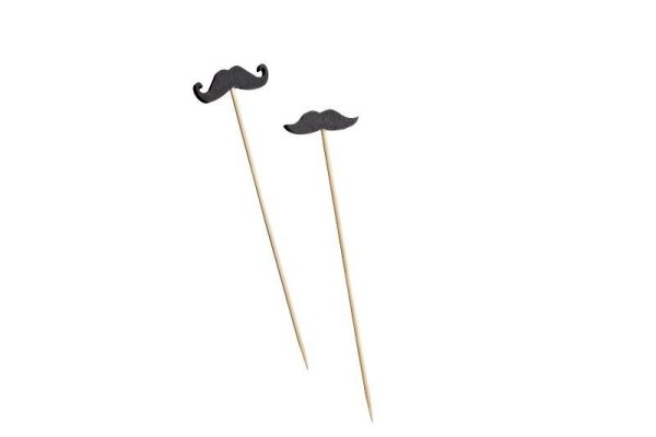 ΞΥΛΑΚΙΑ Mustache 12cm (100τεμ.)