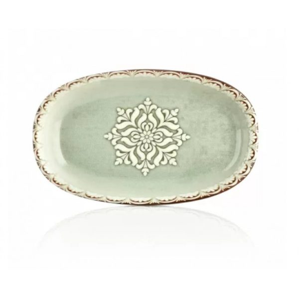 ROME ΠΙΑΤΕΛΑ ΟΒΑΛ 24x14.5cm BYBONE