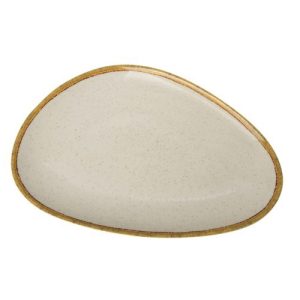 IVORY ΠΙΑΤΕΛΑ ΤΡΙΓΩΝΙΚΗ ΑΣΥΜΜΕΤΡΗ ΠΟΡΣΕΛΑΝΗΣ 28cm